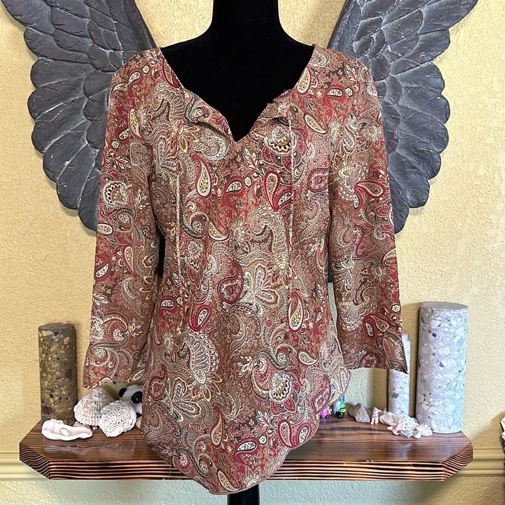 Vintage Carla Jane 3/4 sleeve Shirt